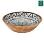 Home Deco Factory Ensaladera Dune Negro 28 cm