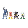 JAKKS PACIFIC Blister avec 4 figurines Sonic The Hedgehog DC Comics 12 cm