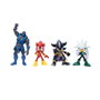 JAKKS PACIFIC Blister avec 4 figurines Sonic The Hedgehog DC Comics 12 cm
