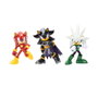 JAKKS PACIFIC Blister avec 4 figurines Sonic The Hedgehog DC Comics 12 cm