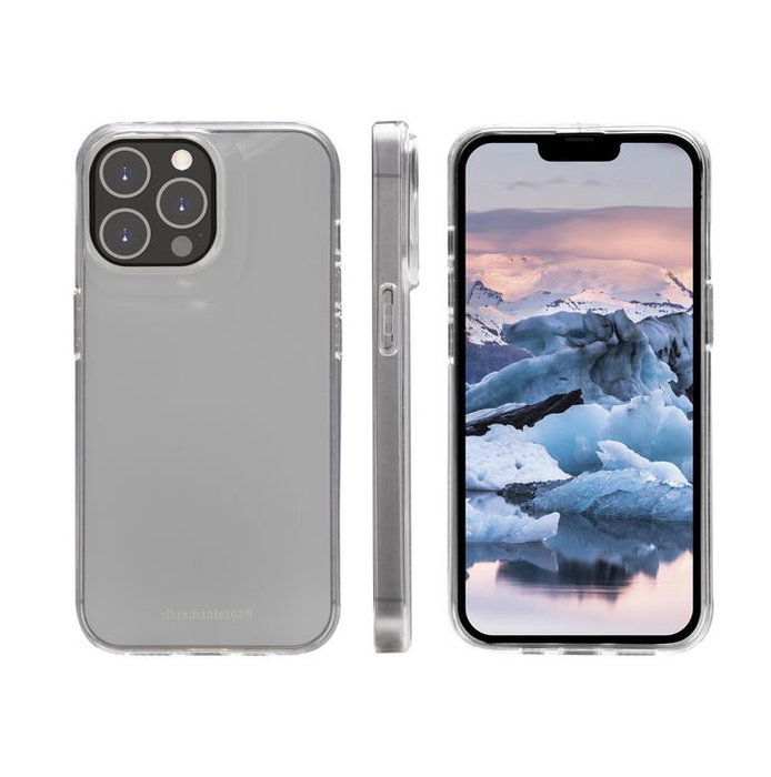 dbramante1928 Bulk Nuuk iPhone 15 Pro Coque de protection transparente 100% recyclée - Protection renforcée caméra et écran