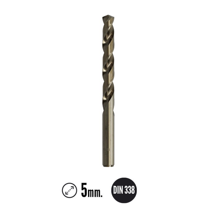 WOLFPACK LINEA PROFESIONAL Foret cobalt Wolfpack HSS cylindrique 5,0 mm