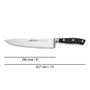 Couteau de cuisine Arcos serie riviera Noir Acier 20 cm