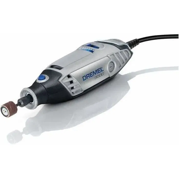 Dremel Kit Outil Rotatif Multifonction Filaire 130W Dremel 3000/15 - avec 15 Accessoires et Sacoche de Transport - Réf. F0133000JA
