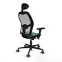 Piqueras y Crespo 3D036G1 Chaise de Bureau Vert émeraude