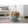 Kerbl Fontaine à Eau pour Chat et Chien 80557, 1.6 L, Filtre Charbon Actif, 2 Modes, Silencieuse, Arrêt Automatique, Gris/Bleu