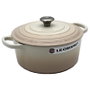 Le Creuset Signature Rond 22 cm Rôtissoire en Fonte émaillée, 3.3L, Couleur Crème