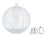 Innspiro Pack de 12 boules en plastique transparent de 6 cm