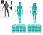 Déguisement de chirurgien macabre avec bonnet, t-shirt, masque et pantalon pour adulte
