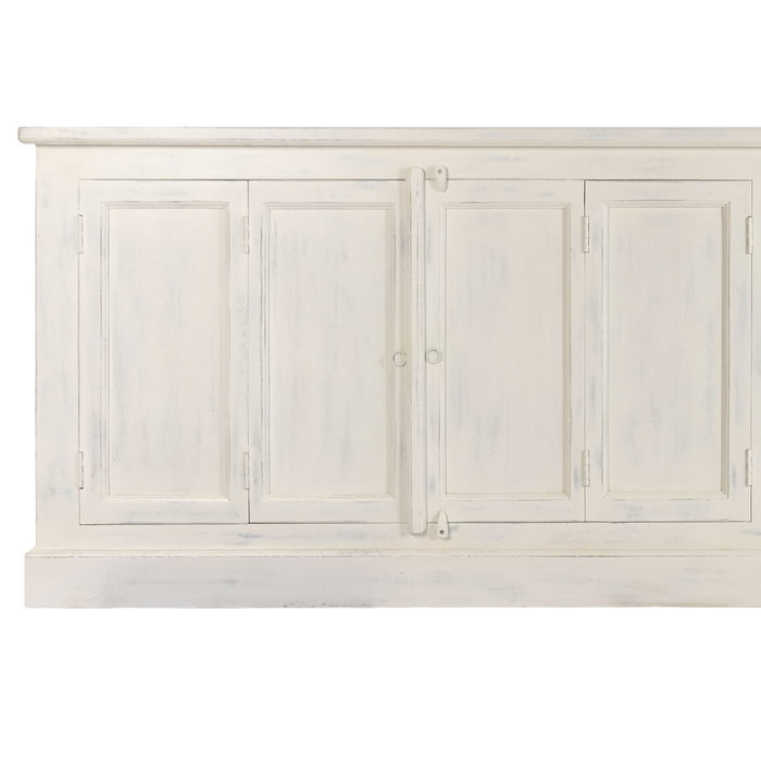 Home ESPRIT Présentoir Blanc Teck et Bois de manguier 270 x 43 x 244 cm