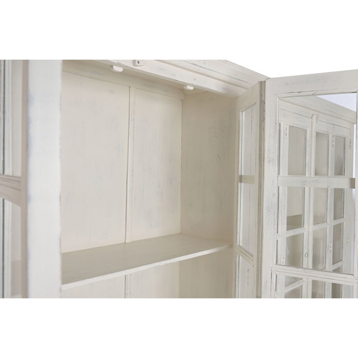 Home ESPRIT Présentoir Blanc Teck et Bois de manguier 270 x 43 x 244 cm