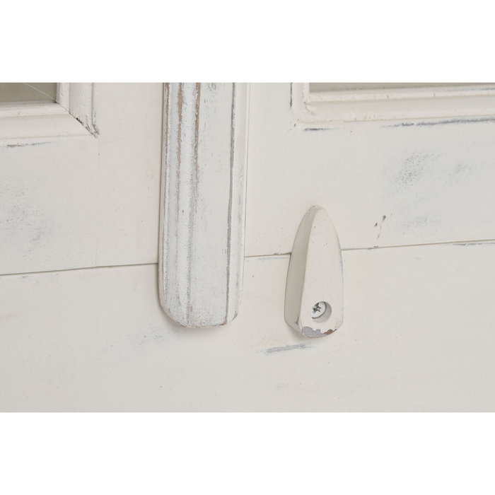 Home ESPRIT Présentoir Blanc Teck et Bois de manguier 270 x 43 x 244 cm