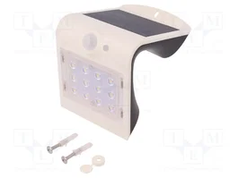 GOOBAY Lampe solaire LED 1,5W Blanc