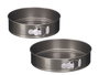 KINVARA Set de 2 Moules Ronds en Acier Gris
