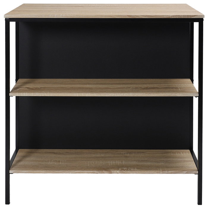 Home Deco Factory Ensemble table îlot LOKA avec 2 tabourets