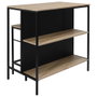 Home Deco Factory Ensemble table îlot LOKA avec 2 tabourets