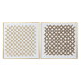 Home ESPRIT Toile Abstrait Moderne 100 x 3,5 x 100 cm