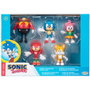 JAKKS PACIFIC - Figurines Sonic The Hedgehog - Blister de 5 personnages - Environ 6 cm - Figurines articulées