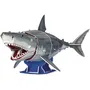 Explora Puzzle 3D Grand Requin Blanc, Jeu de Construction Éducatif 72 Pièces, à Partir de 8 Ans, 38 cm Assemblé