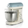 Ariete 1588/05 - Robot de cuisine vintage bleu, bol en acier inoxydable, 10 vitesses et fonction pulse, avec accessoires