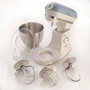 Ariete 1588/05 - Robot de cuisine vintage bleu, bol en acier inoxydable, 10 vitesses et fonction pulse, avec accessoires