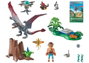 Playmobil Observatoire du Dimorphodon avec drone et dinosaures, 49 pièces