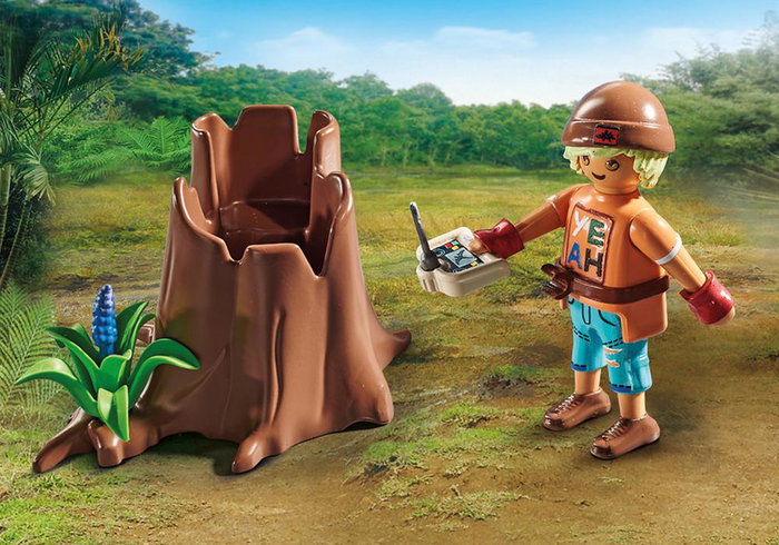 Playmobil Observatoire du Dimorphodon avec drone et dinosaures, 49 pièces