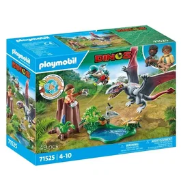 Playmobil 71525 Drone d'observation avec dimorphodon, Figurine Dinosaure et accessoires, 49 pièces, Jouet pour enfants dès 4 ans