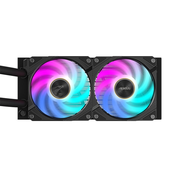 Gigabyte GP-Aorus Waterforce X II 240 Kit de Refroidissement Liquide AIO 300W TDP Ventilateurs 120mm RGB Noir Gigabyte GP-Aorus Waterforce X II 240 Kit de Refroidissement Liquide AIO 300W TDP Ventilateurs 120mm RGB Noir