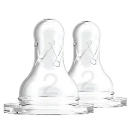 DR. BROWN´S Tétines Taille N2 Débit Étroit Silicone 2 Unités