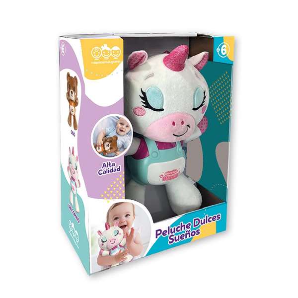 Jugatoys - misprimerosjuguetes Peluche musical Dulces Sueños Ours ou Licorne 25cm Jugatoys - misprimerosjuguetes Peluche musical Dulces Sueños Ours ou Licorne 25cm