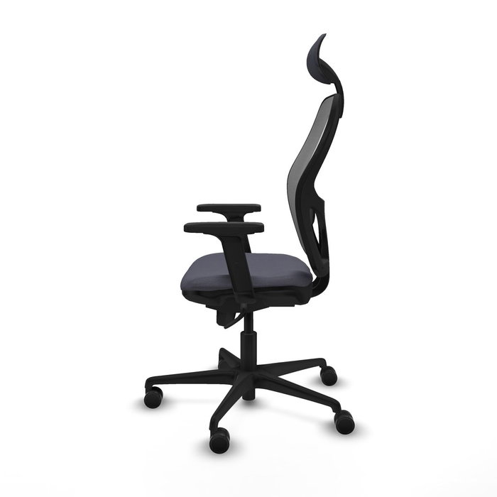 Piqueras y Crespo Chaise de Bureau 2D036N1 Gris foncé avec Appui-tête Piqueras y Crespo Chaise de Bureau 2D036N1 Gris foncé avec Appui-tête