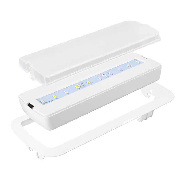 LED Encastrable Urgence 200LM Permanent Non Permanent 5000K L116MN-B LED Encastrable Urgence 200LM Permanent Non Permanent 5000K L116MN-B
