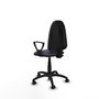 PIQUERAS Y CRESPO Chaise de bureau Aýna, Gris foncé, Accoudoirs fixes