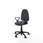 PIQUERAS Y CRESPO Chaise de bureau Aýna, Gris foncé, Accoudoirs fixes