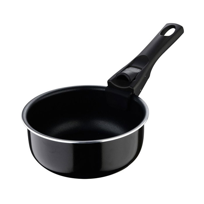 Bergner Bg-31608-Bk Set 3 Casseroles Click & Cook Ø16/18/20 cm Aluminium Pressé + Poignée Amovible