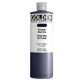 Golden Couleurs Acryliques Fluides Bleu de Prusse 473 ml