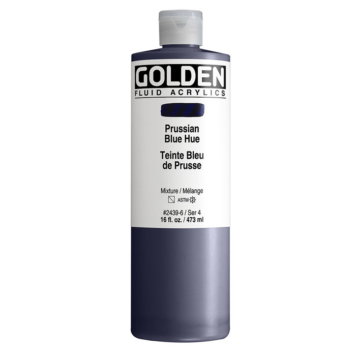 Golden Couleurs Acryliques Fluides Bleu de Prusse 473 ml Golden Couleurs Acryliques Fluides Bleu de Prusse 473 ml
