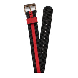 Timex Bracelet de montre en nylon multicolore 19mm