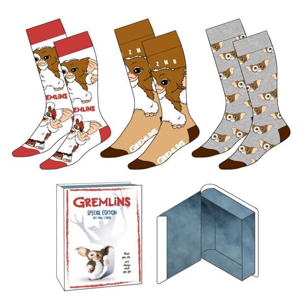 Pack de 3 chaussettes Gremlins Cerdà - Taille unique 36/43 Pack de 3 chaussettes Gremlins Cerdà - Taille unique 36/43