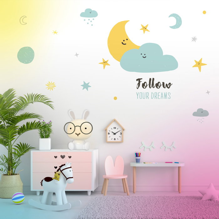 GSC Evolution Veilleuse LED Enfantine Lapin RGB avec Batterie Rechargeable Blanc