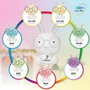 GSC Evolution Veilleuse LED Enfantine Lapin RGB avec Batterie Rechargeable Blanc