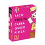 Ludilo - Jeu de cartes Taco, Vuelta, Cabra, Queso, Pizza - Version espagnole - Avec 64 cartes et règles