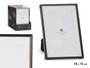 Giftdecor Porte-photos en acier noir 10x15 cm avec cadre en verre (Set de 36)