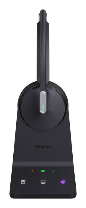 Yealink WH64 Casque Mono MS 1208671 Noir - Micro-casque USB avec réduction de bruit pour bureau