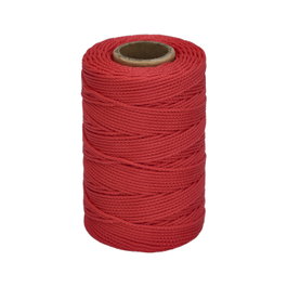 WOLFPACK LINEA PROFESIONAL Corde tressée polypropylène rouge (bobine 100 mètres)