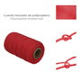 WOLFPACK LINEA PROFESIONAL Corde tressée polypropylène rouge (bobine 100 mètres)