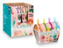 LEKNES Set de 4 boîtes de rangement en plastique assorties