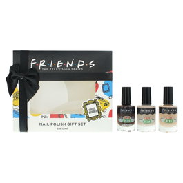 Warner Bros Friends - Set de 3 Vernis à Ongles Café Résistant aux Éclats - 12 ml