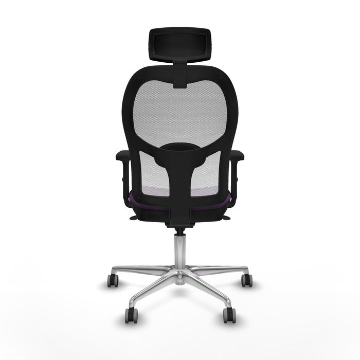 Piqueras y Crespo Chaise de Bureau 2D086G2 Violet avec Appui-tête Piqueras y Crespo Chaise de Bureau 2D086G2 Violet avec Appui-tête